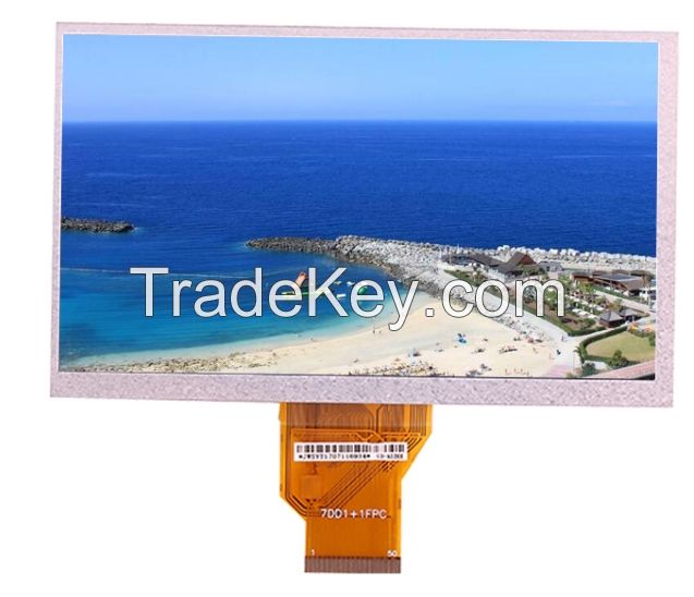 7 inch lcd display 800*480/1024*600/720*1280 IPS viewing with touch panel