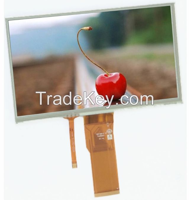 7 inch lcd display 800*480/1024*600/720*1280 IPS viewing with touch panel