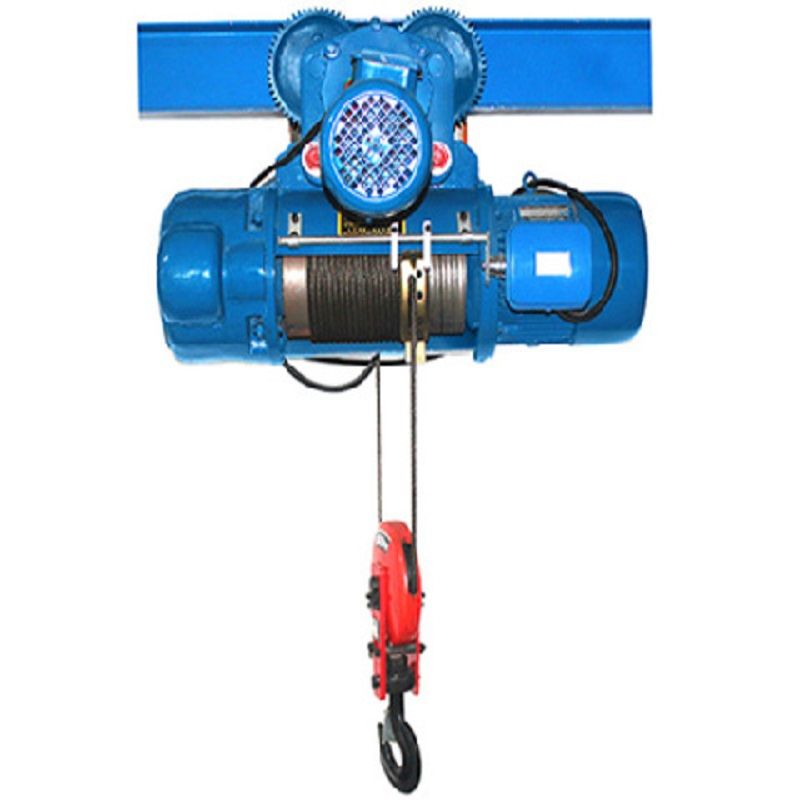 1t electric hoist lifting height 6m power supply 220v double speed steel wire rope electric hoist
