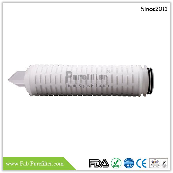 High Flow Rate Pleated Filter Cartridge