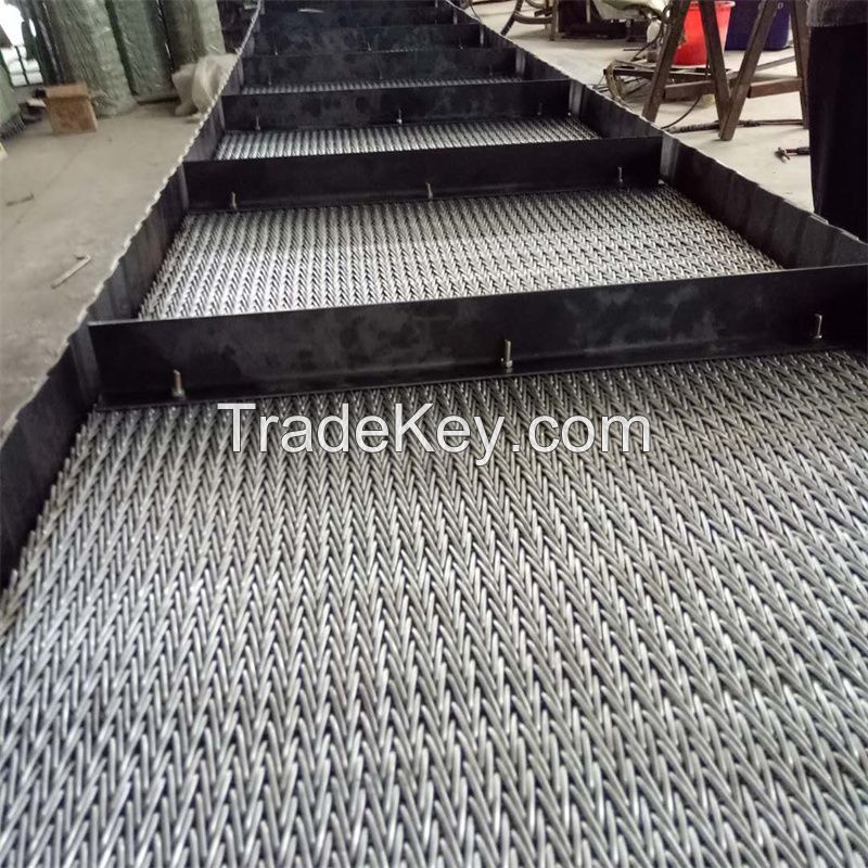 Stainless Steel Compound Balanced Weave Belt Oven Baking Wire Mesh Conveyor Belt