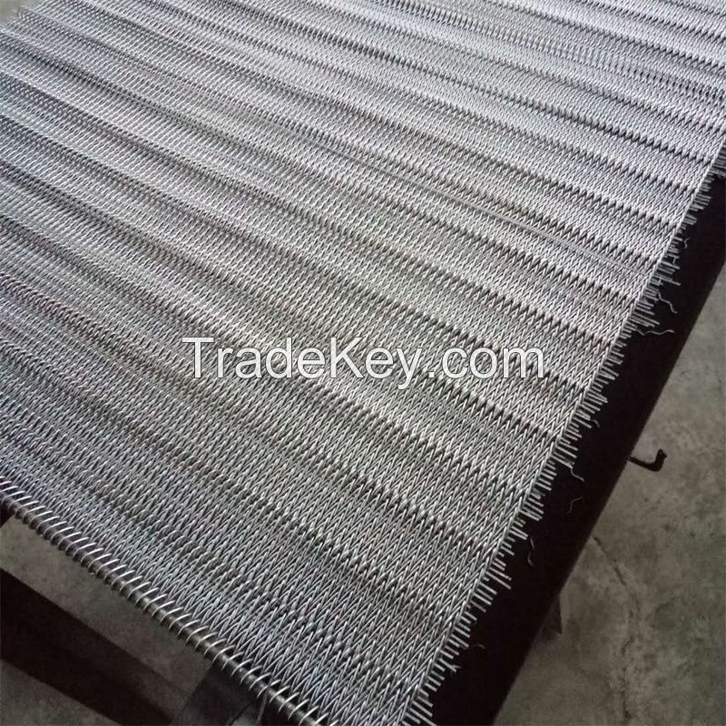 Stainless Steel Compound Balanced Weave Belt Oven Baking Wire Mesh Conveyor Belt
