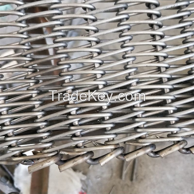 SUS304/SUS316 Stainless Steel Wire Mesh Belt/Conveyor Belt/ Balanced Weave Belt