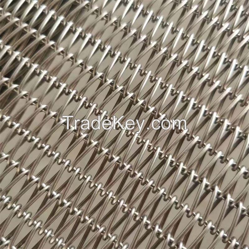 SUS304/SUS316 Stainless Steel Wire Mesh Belt/Conveyor Belt/ Balanced Weave Belt