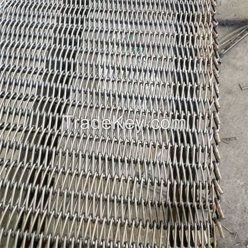 Customized Precision Roller Chain Stainless Steel Balanced Weave Wire Mesh Conveyor Belt