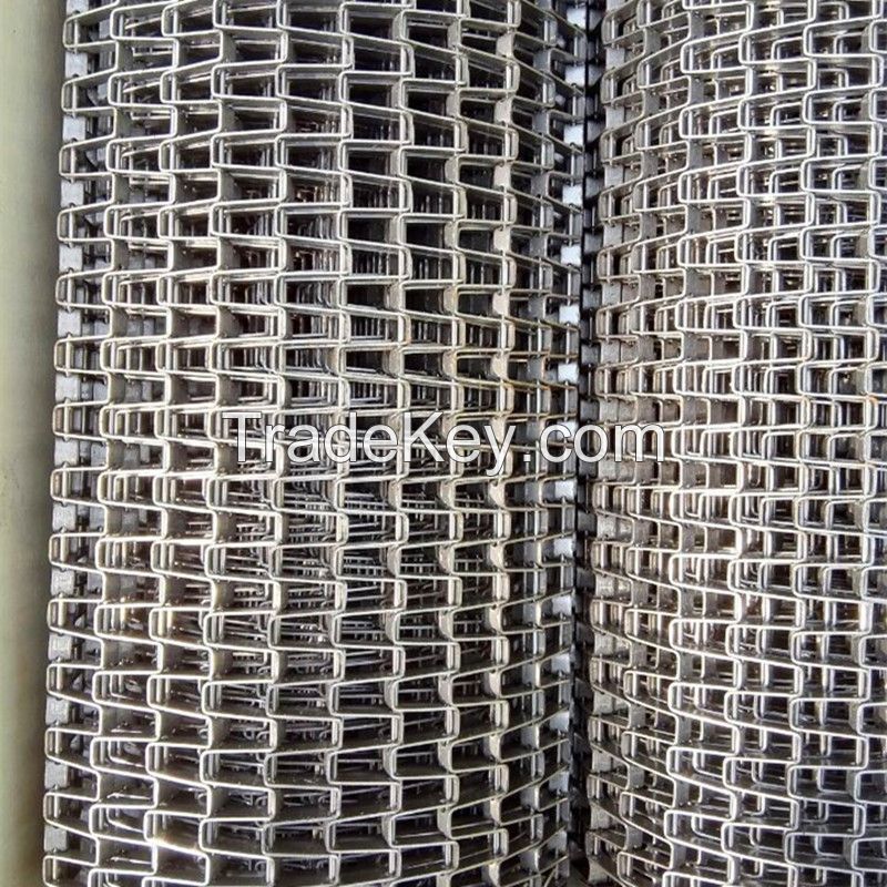 Ss Conveyor Honeycomb Flat Wire Belt For Baking