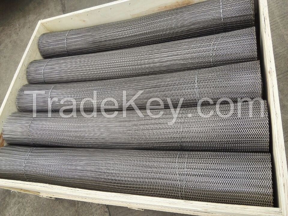 Metal Spiral Grid Conveyor Belt Manufacturer For Cooling Conveyors