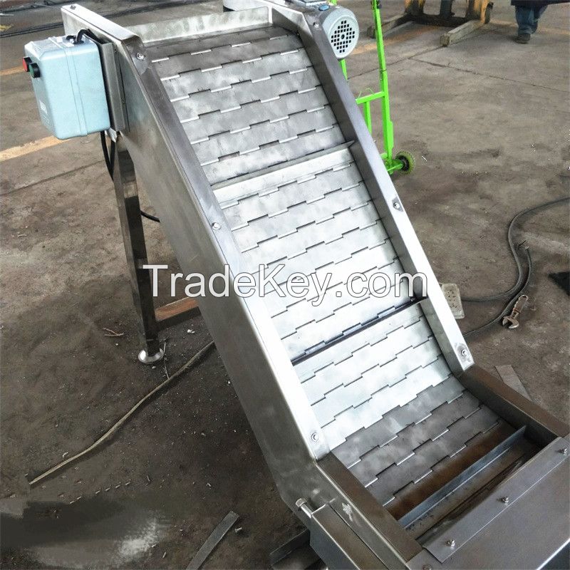 Metal Stainless Steel Roller Chain Plate Link Conveyor For Food Processing Production Line