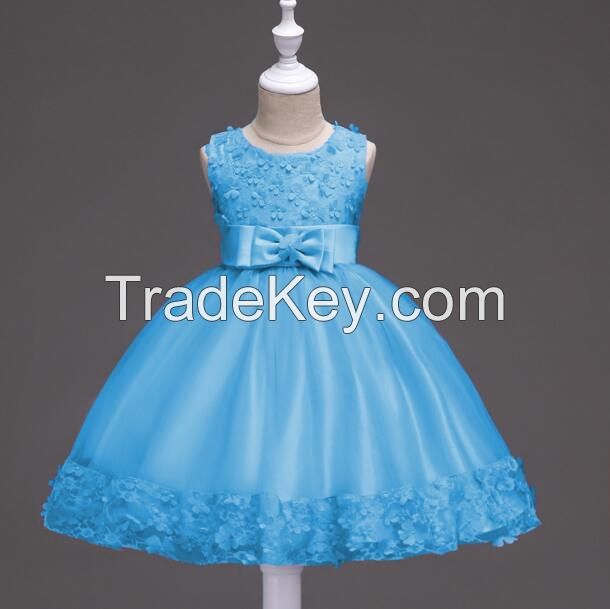 Children Wedding Party Dresses Kids Evening Ball Gowns