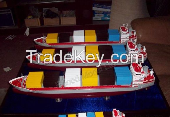 container ship model, made to order, custom-made