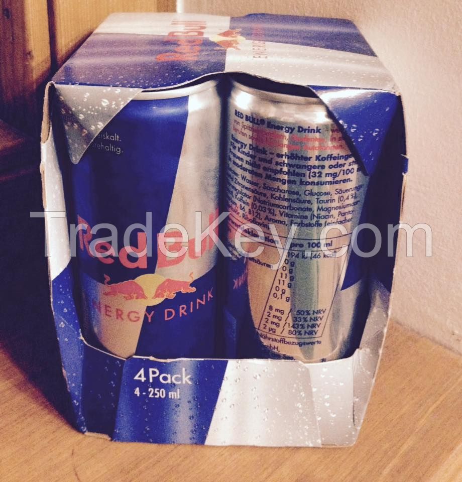 100% Original Redbull and other Energy Drinks 250ml for sale