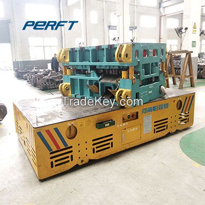 25T Heavy Duty Battery powered Electric Trackless Transfer Cart For Industry material handling equipment