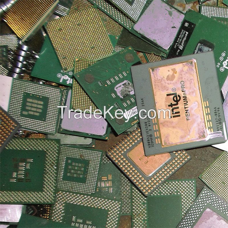 Ceramic cpu scrap for gold recovery and scrap motherboards available..