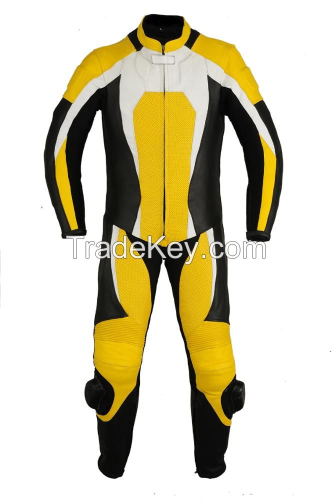 Custom leather Motorbike motorcycling suit/Cowhide LEATHER full padded biker Suit/Textile Motorbike Suit