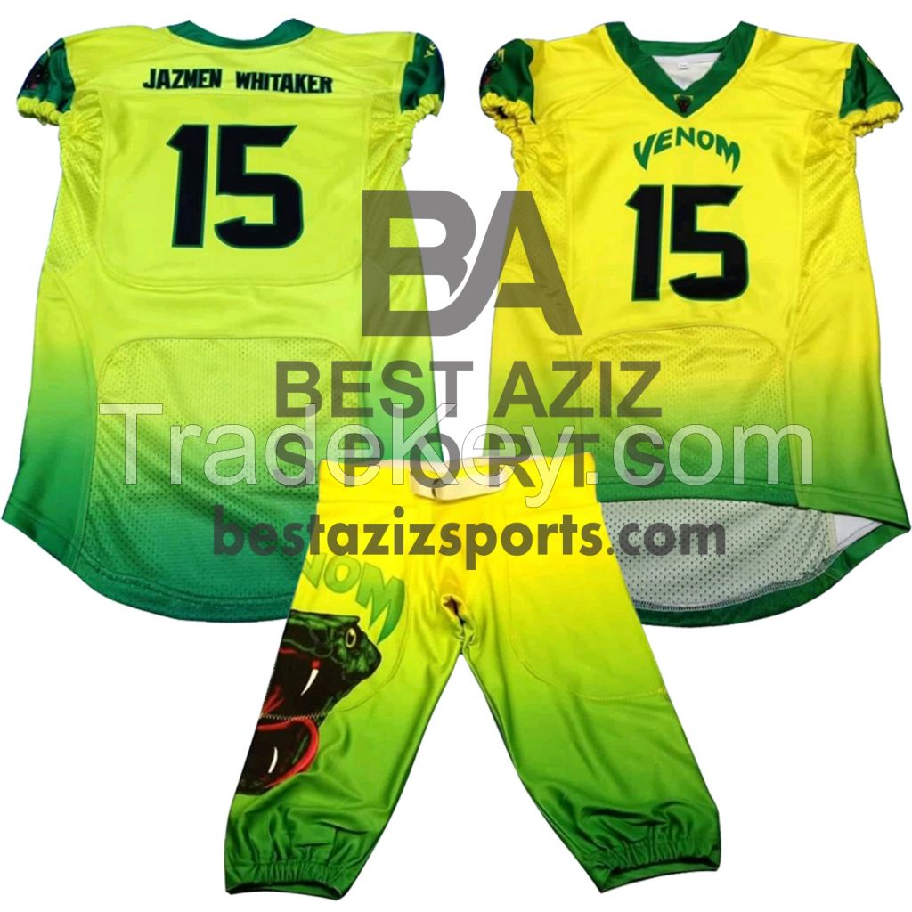 Custom Design American Football Uniform