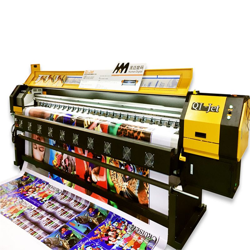 3.2m 6 color large format solvent printer with konica head 