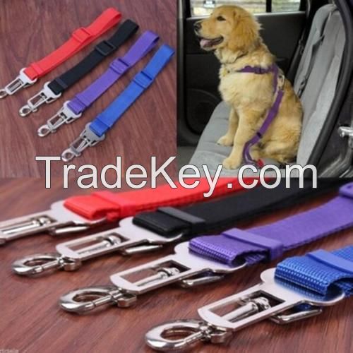 Cat Dog Pet Safety Car Vehicle Strap Seatbelt Seat Belt Adjustable Harness Lead