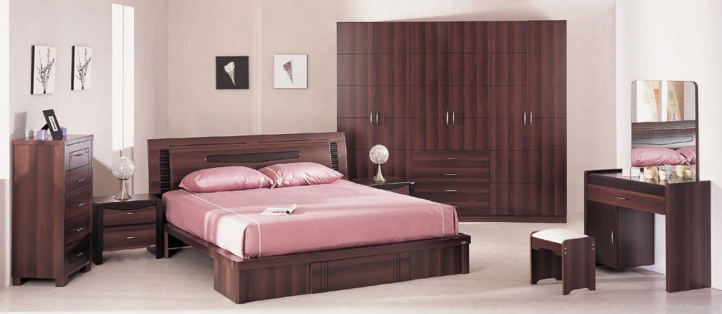 Home Furniture, Bedroom Furniture set, Bed, Nightstand, Wardrobe,