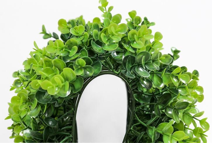 Artificial plant wall green hedge PE