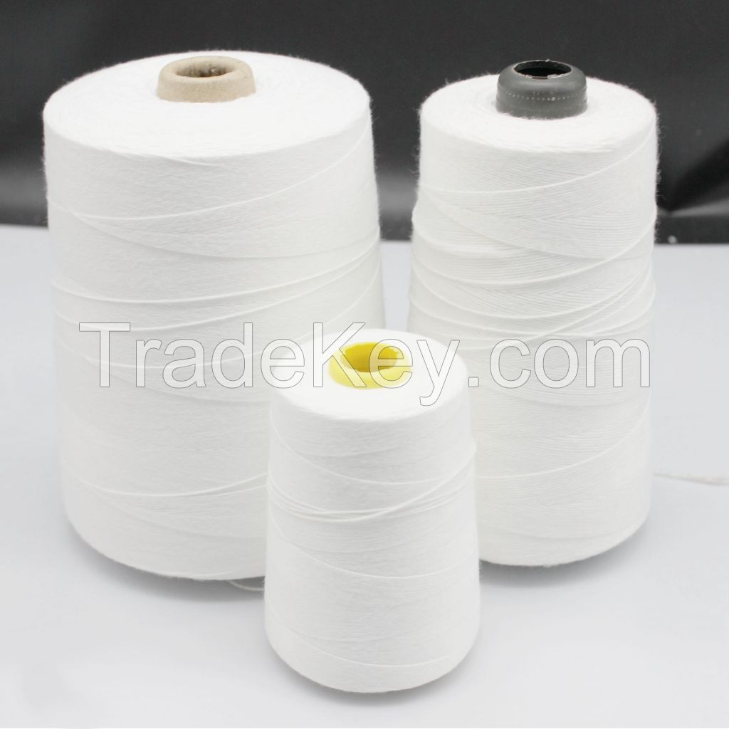 12S/4 bag closing thread 100 polyester bag sewing thread