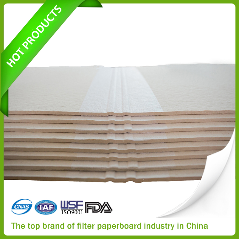 Support filter sheet for filtering sugar syrup or malt drink