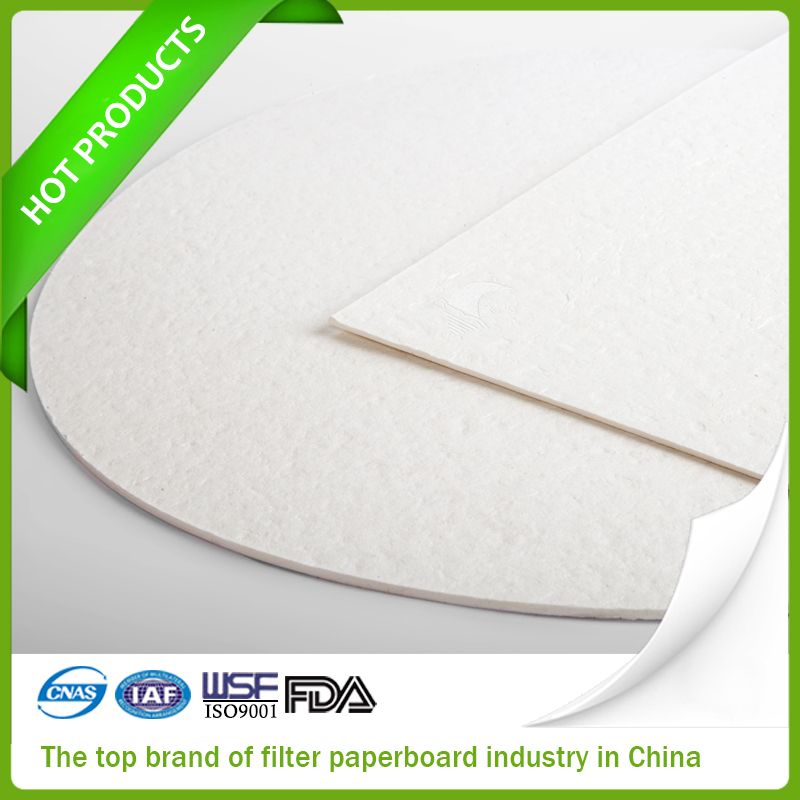 Support filter sheet for filtering sugar syrup or malt drink