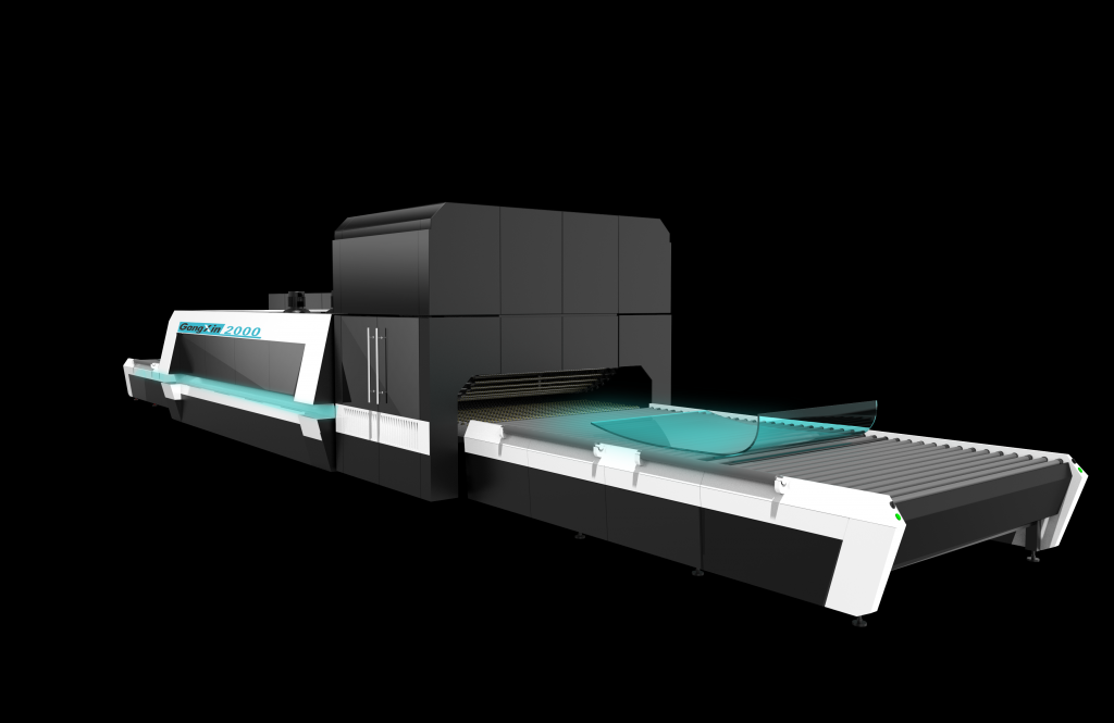 2019 GangXin-YXW Asymmetrical Automatic Bending Glass Tempering Furnace