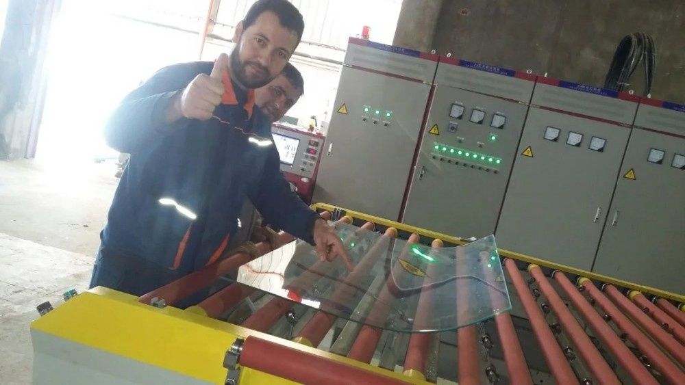 2019 GangXin-YXW Asymmetrical Automatic Bending Glass Tempering Furnace