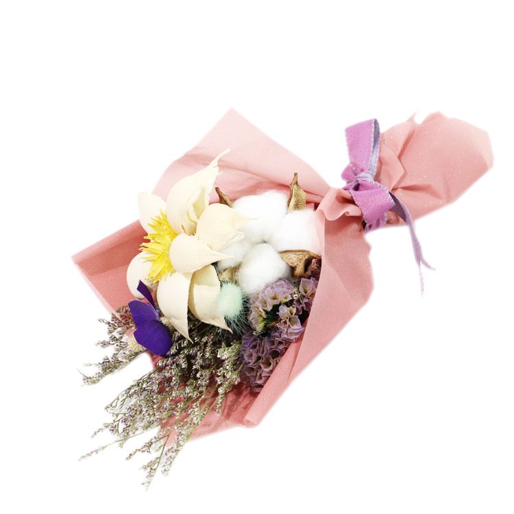 DIY multichoice delicate big size dried flowers collocation bouquet