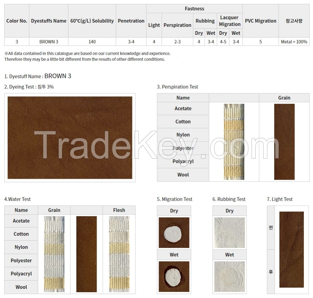 Leather Dyestuff | Brown 3