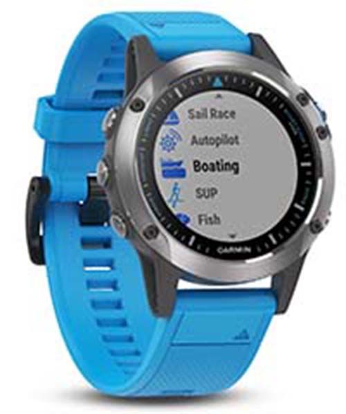 Garmin Quatix 5 Blue Multisport Marine Smartwatch w HR Monitor  