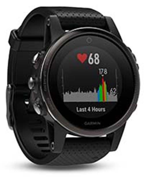 Garmin Fenix 5S Premium Multisport GPS Fitness Watch w Wrist HR Monitor 42mm 