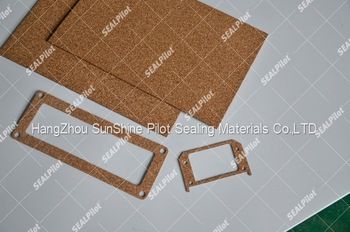 best sealing material flexible cork rubber sheet