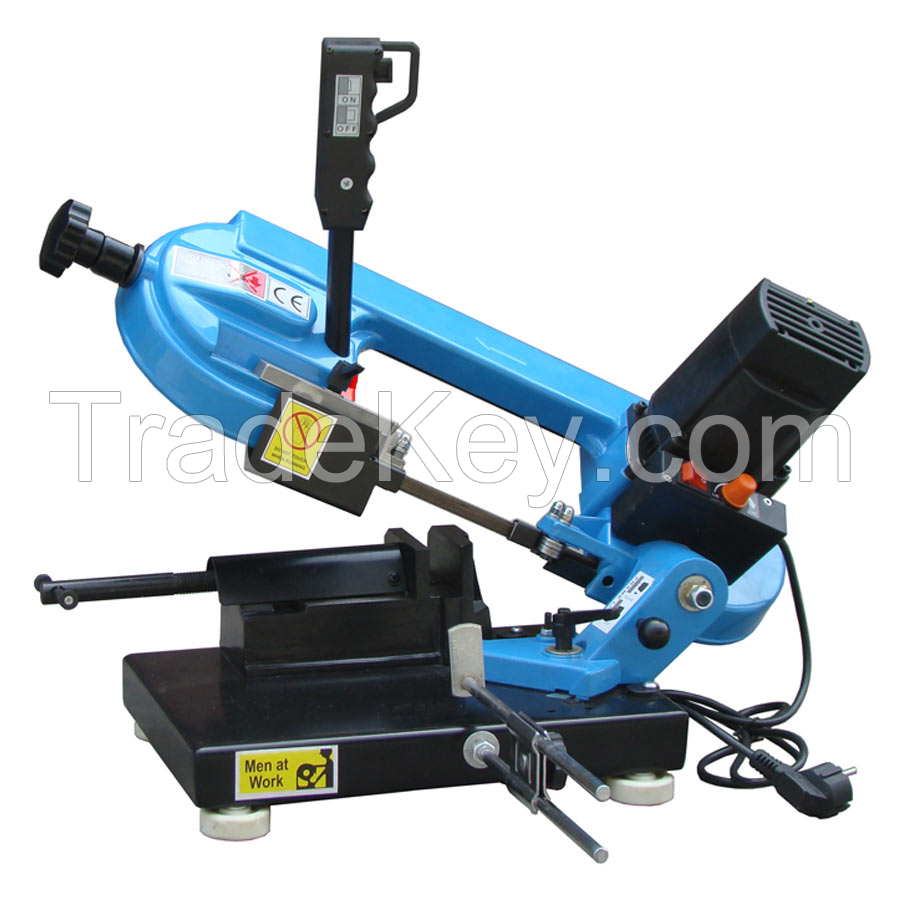 SH-H BS-85 Portable Band Saw Machine for Rotation Metal Working Mini Bandsaw Machine