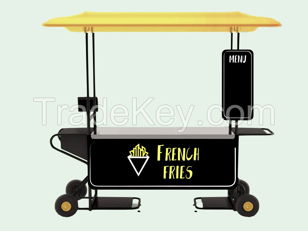 Mobile street vending cart