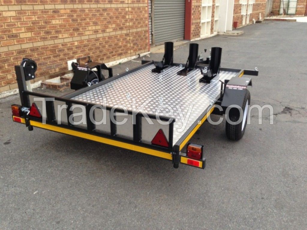 TRIPLE BIKE LOADING TRAILERS