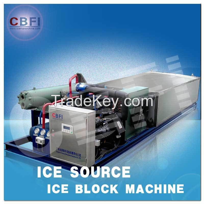 1 Tons Edible Ice Block Machine with Plastic Bag