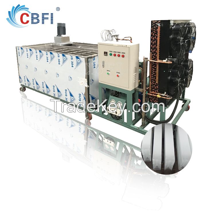 Coil pipe evaporator Industrial Ice Block Making Machine