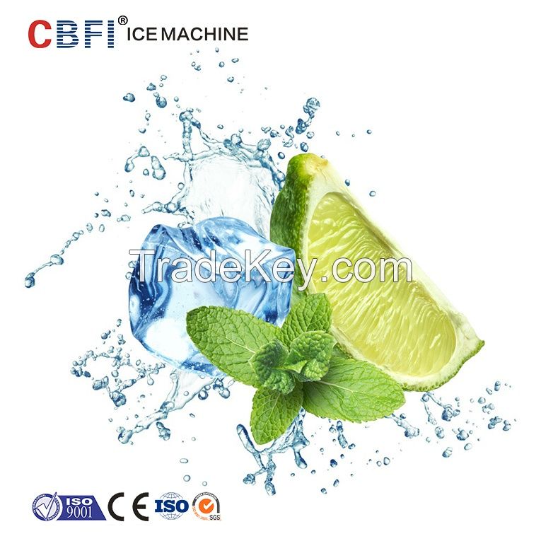 Industrial Types Large Capacity 1 ton to 20 tons Edible Crystal Ice Cube Making Machine Commercial Ice Maker Manufacturer Price