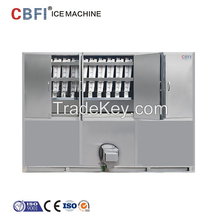 CBFI Big cube ice maker machine 3 ton 5 ton 10 ton per day for Singapore