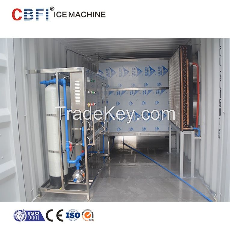 Crystal 5 Ton Cube Ice Machine with Plastic Ice Bag Packing