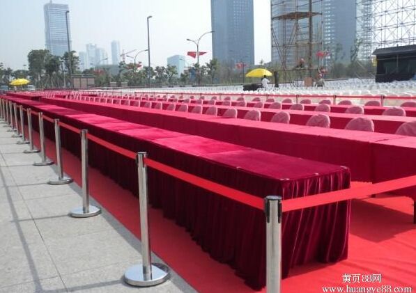 2m adjustable Post barrier for event