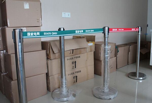 2m adjustable Post barrier for event