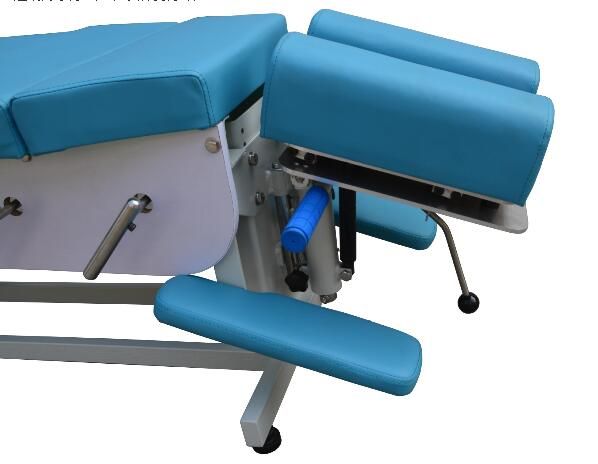 manually controled  physiotherapy table and backbone massage table