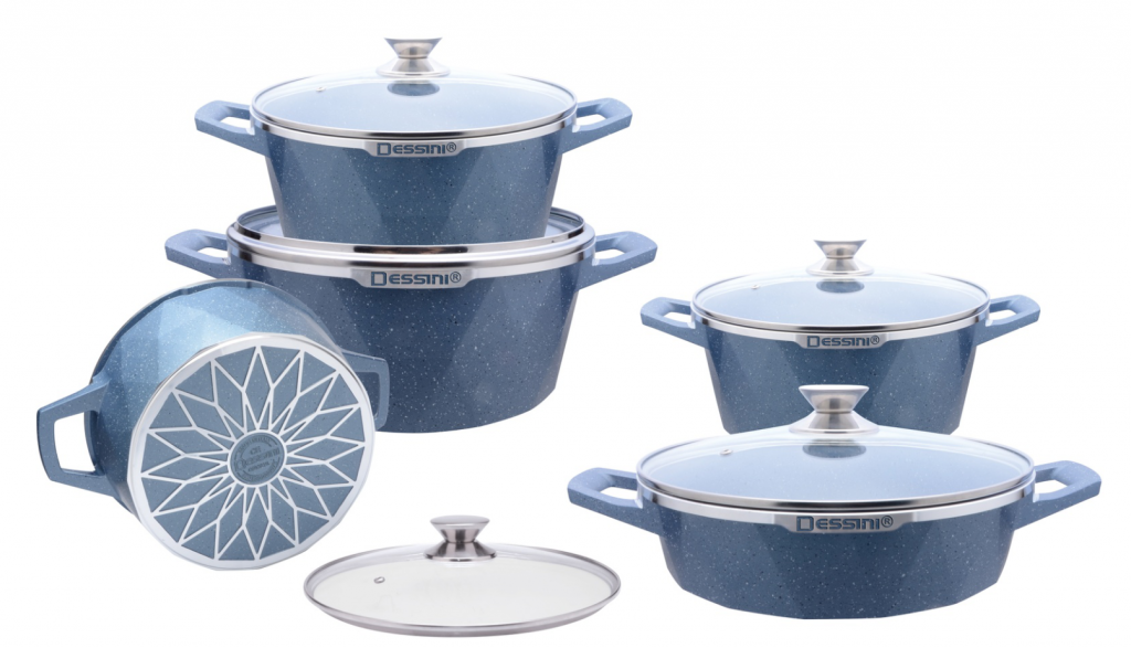 Die cast Aluminum non stick diamond cookware