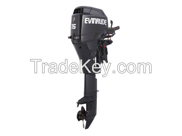 2017 Evinrude 15 HP E15RGL4 Outboard Motor