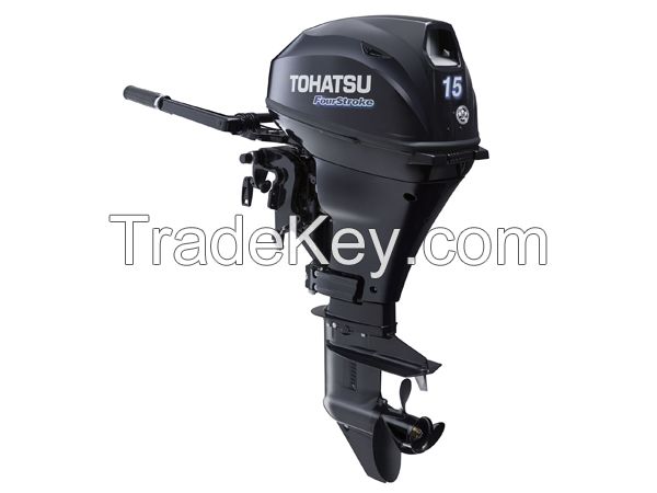 2017 Tohatsu 15 HP MFS15DEFL Outboard Motor