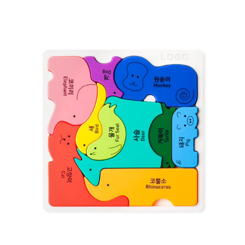 Silicone Animals Puzzle Baby Toys