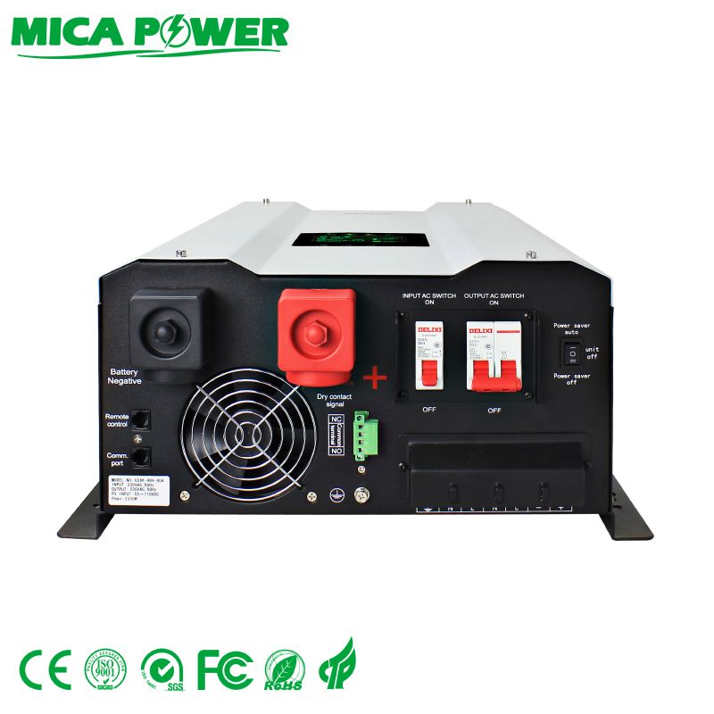 8-12KW Split output off grid inverters with solar charger controller