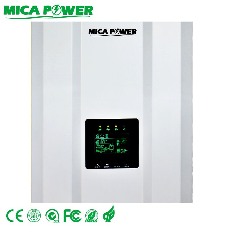 4-6KW Split output off grid inverters with solar charger controller